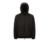 Moncler Polset Hooded Short Down Jacket, Men, Black, Size: 6 In Black
