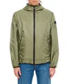Moncler 'granier' Raincoat With Hood And Pockets