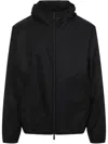 Moncler Granier Zip-up Windbreaker Jacket In Black