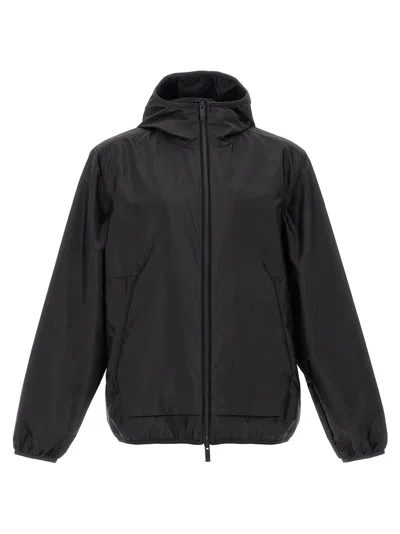 Moncler Granier' Raincoat In Black