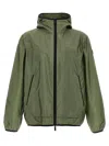 Moncler 'granier' Raincoat With Hood And Pockets