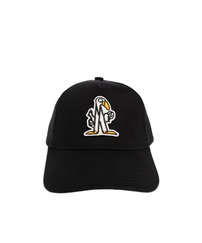 Moncler Logo-patch Baseball Cap In Black