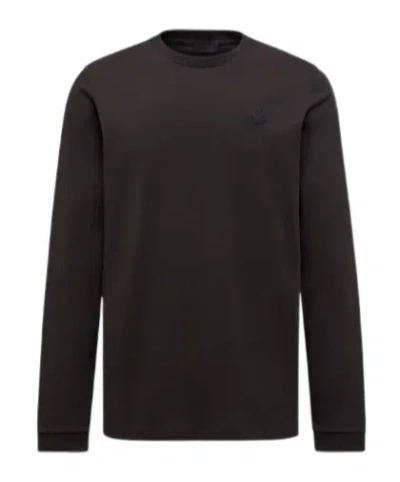 Moncler Graphic Logo Long Sleeve Cotton T-shirt