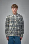 Moncler Graphic Logo Long Sleeve Cotton T-shirt In Gray