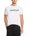 Moncler T-shirt With Flocked Logo In White