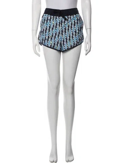 Pre-owned Moncler Graphic Print Bottoms In White
