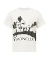 Moncler Graphic-print Cotton T-shirt In White