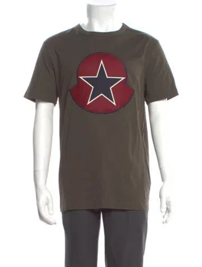 Pre-owned Moncler Graphic Print Crew Neck T-shirt In Multi