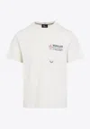 Moncler Short Sleeve Graphic T-shirt Pocket In White