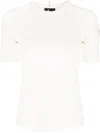 Moncler T-shirt Mit Grafischem Print In White
