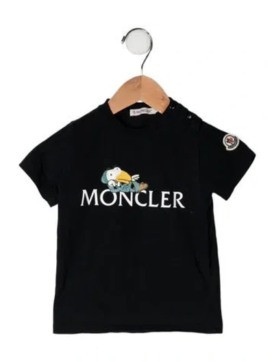 Pre-owned Moncler Babies' Graphic Print T-shirt In Blue