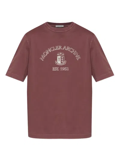 Moncler Graphic T-shirt In Brown