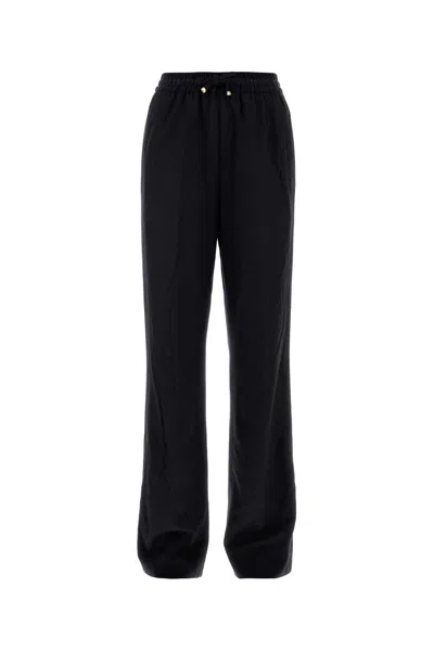MONCLER GRAPHITE WOOL BLEND PANT