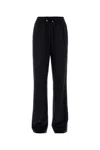 Moncler Virgin Wool Blend Pants In Blue