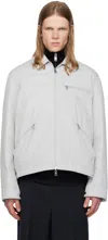 Moncler Doudoune-chemise Réversible Cidone In 91u - Metal