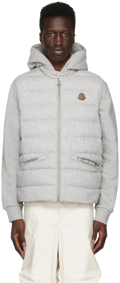 Moncler Gray Gallienne Down Vest