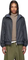 Moncler Gray Lamo Hooded Jacket In P97