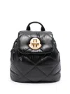 Moncler Puf Quilted Backpack In 999