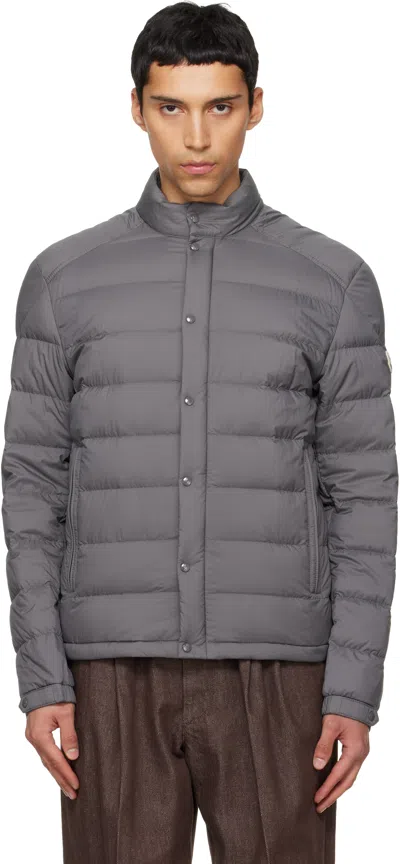 Moncler Gray Selves Short Down Jacket