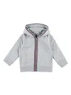 Moncler Gray Tracksuit Baby Unisex In Grey