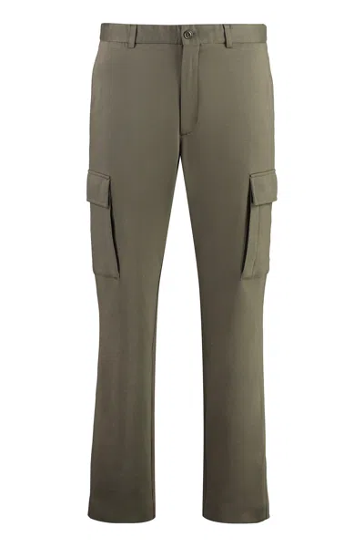 Moncler Green Cargo Trousers For Men