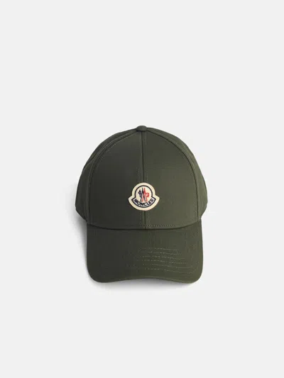 Moncler Green Cotton Cap