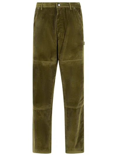 MONCLER MONCLER GREEN COTTON PANTS