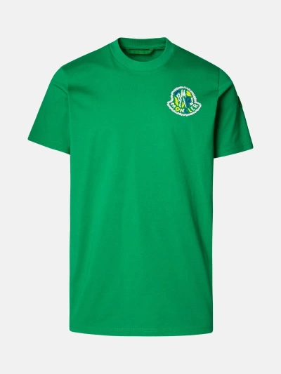 Moncler Green Cotton T-shirt