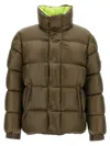 Moncler Dervox Short Down Jacket Green In Green