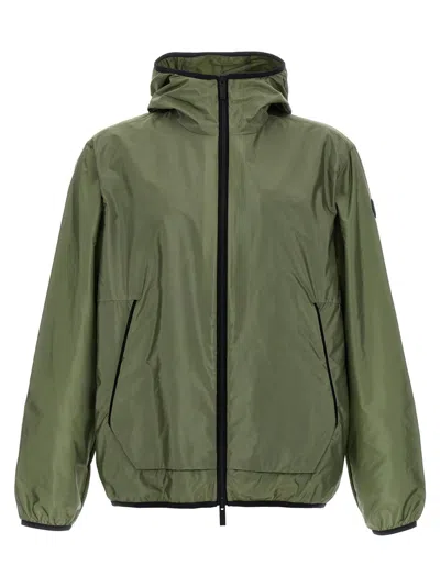 MONCLER GREEN GRANIER RAINCOAT