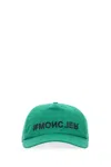 Moncler Logo-plaque Detail Baseball Cap In Green