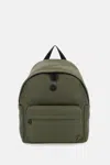 Moncler Pierrick Backpack Front Pocket Adjustable Straps Handle In Green