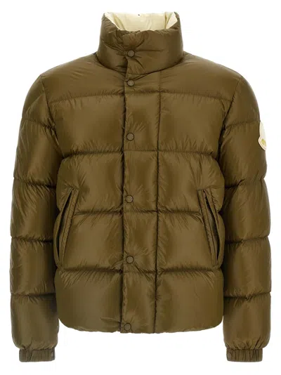 MONCLER GREEN LOGO PUFFER JACKET