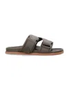 Moncler Mon Nappa Slide In Green