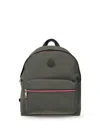 Moncler New Pierrick Striped Backpack In Green