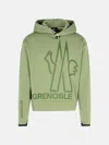 MONCLER GREEN POLYESTER BLEND SWEATSHIRT