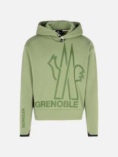 Moncler Green Polyester Blend Sweatshirt