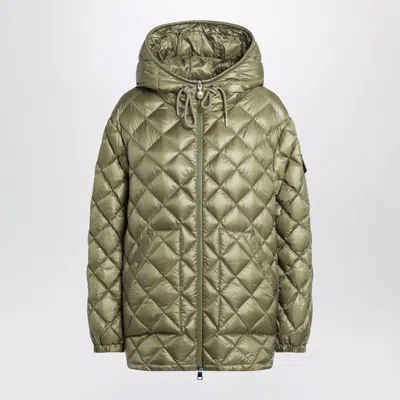 MONCLER MONCLER  GREEN QUILTED JACKET IN NYLON