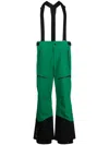 MONCLER GREEN SKI TROUSERS FOR MEN