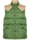 MONCLER GREEN VENY QUILTED GILET