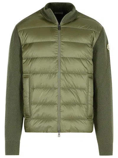 Moncler Green Virgin Wool Sweater