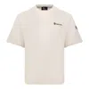 Moncler Grenoble 100% Cotton T-shirt In Neutral