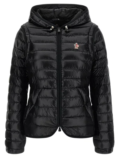 Moncler Grenoble 2-in-1 'karura' Down Jacket In Black