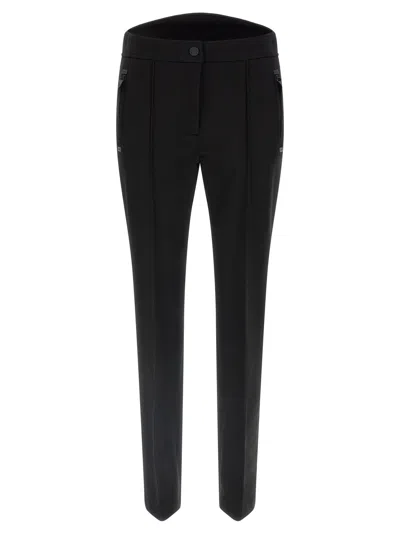 Moncler Grenoble 4-way Stretch Technical Twill Trousers In Black