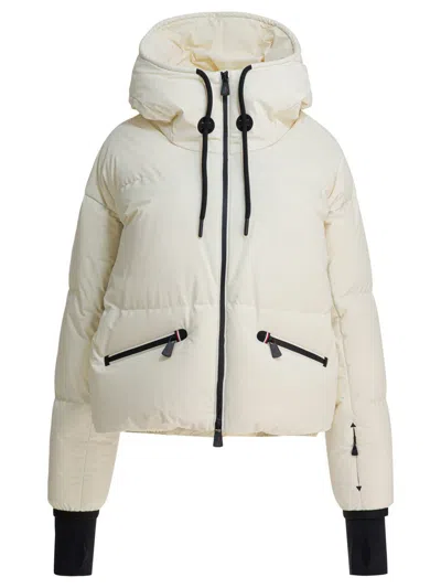 Moncler Grenoble Ski Jacket Allesaz With Hood In Yellow