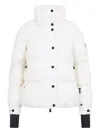 Moncler Anglin Padded Jacket With Logo-patch In White
