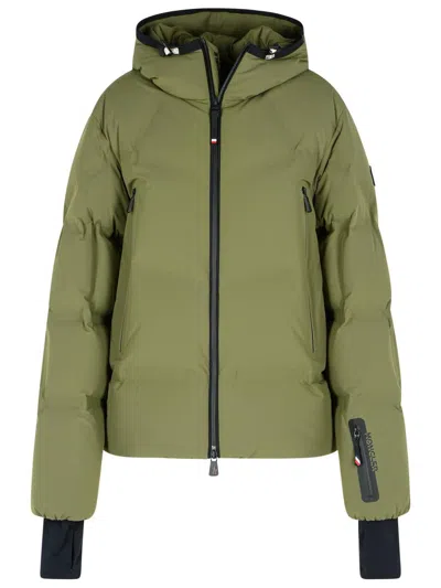 MONCLER MONCLER GRENOBLE 'ANGREN' GREEN POLYAMIDE BLEND DOWN JACKET