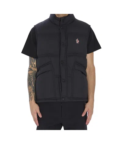 Moncler Grenoble Apres Ski Gilet In Black