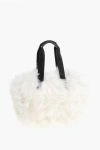 Moncler Grenoble Apres-ski Real Fur Tote Bag With Leather Inserts