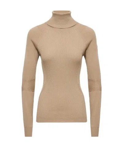 Moncler Grenoble Apres Ski Turtleneck Sweater In Brown